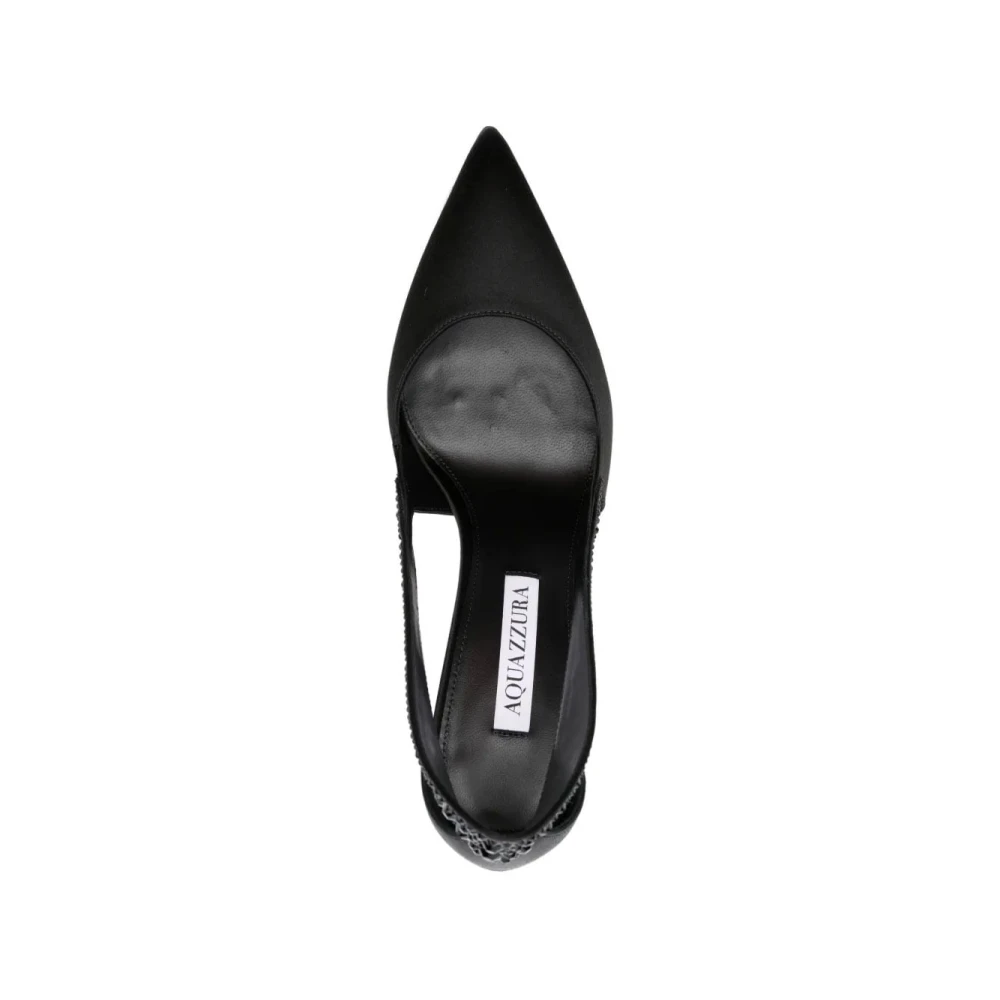 Aquazzura Dame Sko Svart 39 EU, - side b