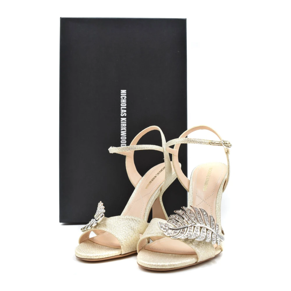 Nicholas Kirkwood Dame Sko Beige 37 EU - side b