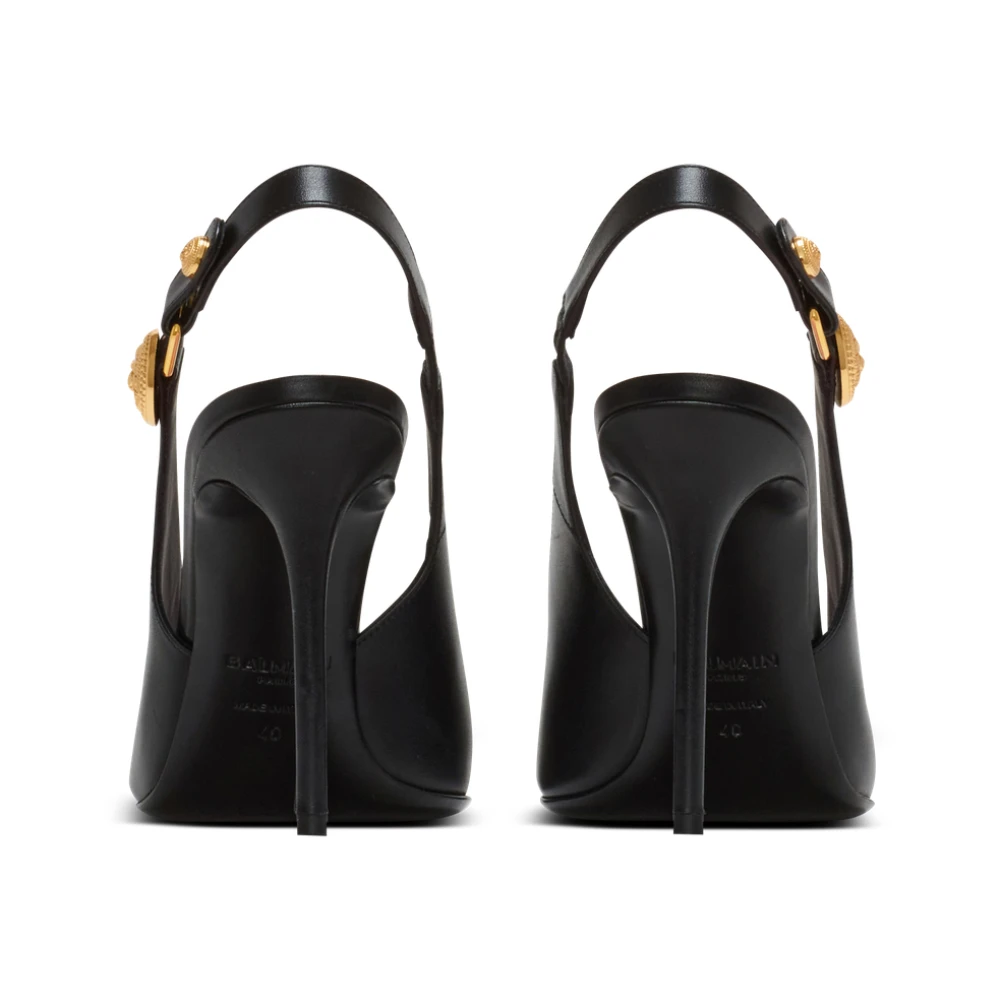 Balmain Dame Sko Svart 37 1/2 EU, - side b