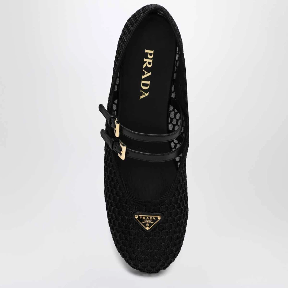 Prada Dame Sko Svart 38 EU, - side a
