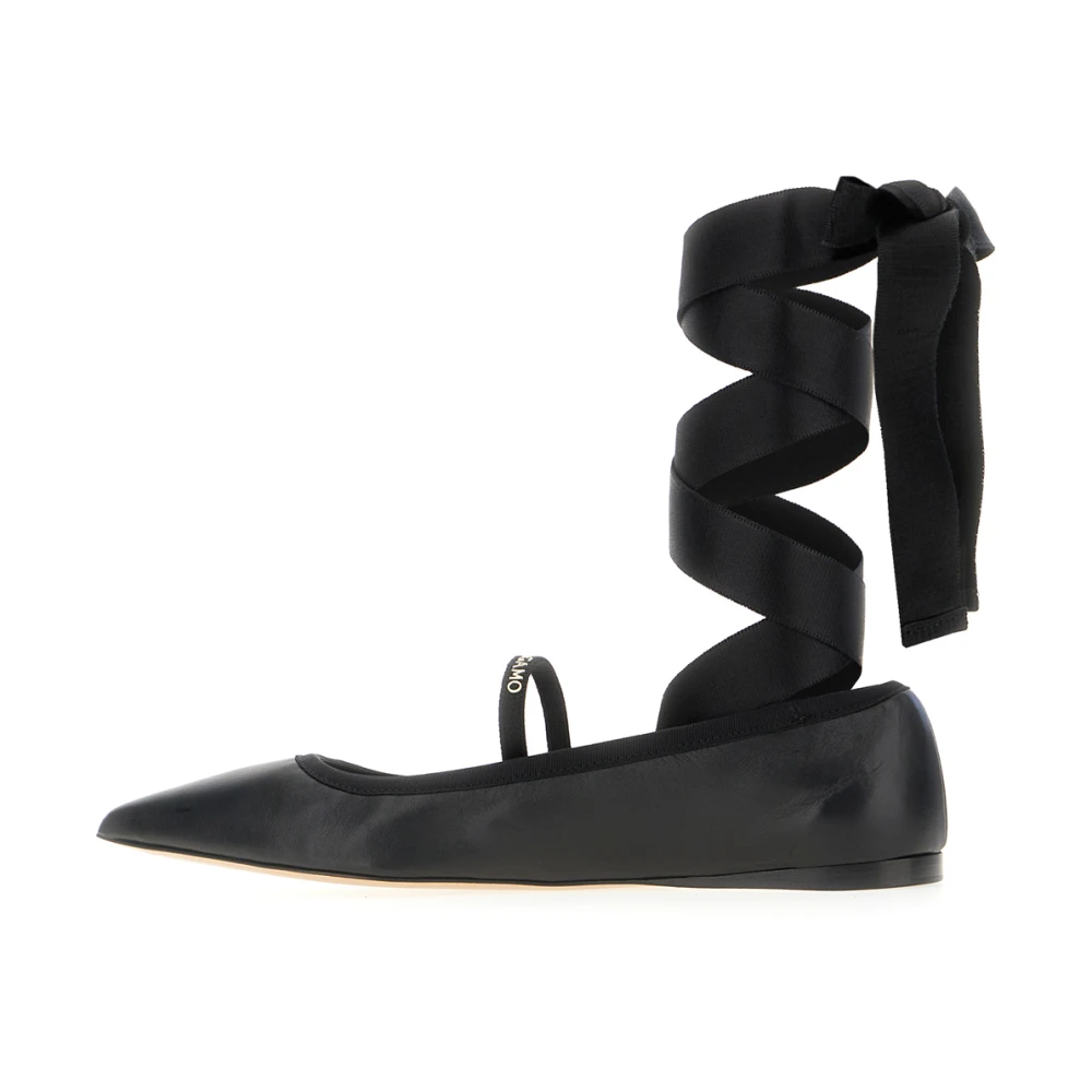 Ferragamo, Dame, Sko, Svart, 39 1/2 EU, - side a