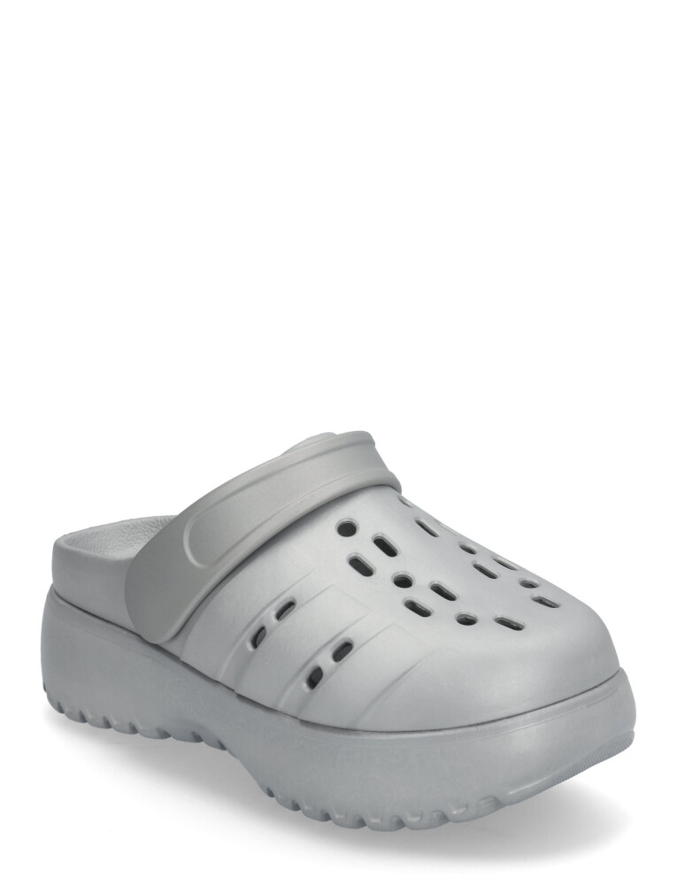 adidas Sportswear Adilette Clog Platform - Silver - 40 1/2 - main photo
