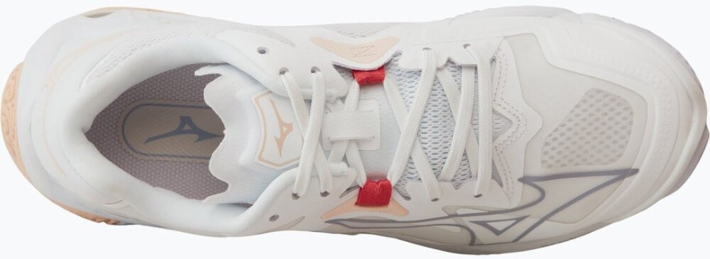 Mizuno Wave Lightning Z8 Dame White/Aleutian/Cloud Pink 39 - side a