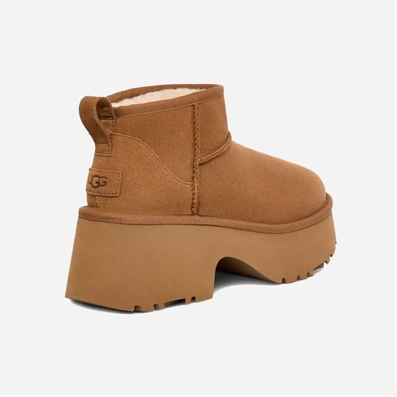 Ugg W Classic Ultra Mini New Heights Chestnut - side b