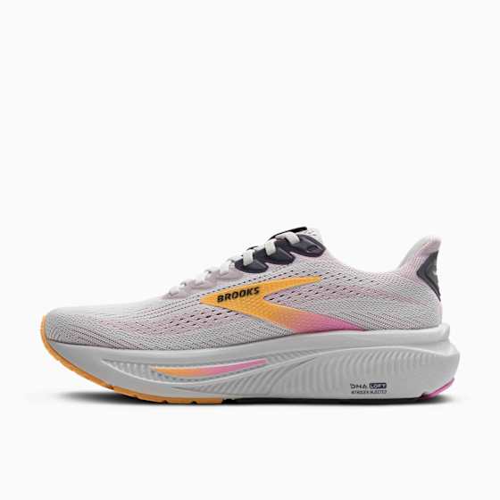 Brooks Ghost 17 Dame Oyster/Apricot/Pink 40.5 - side a