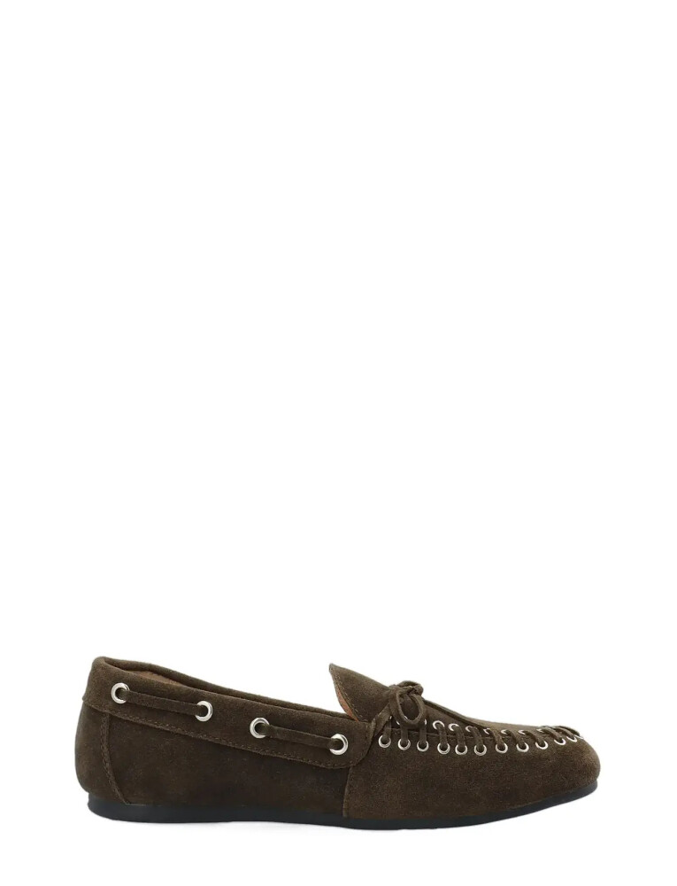 Bianco Biamarlene Moccassin Slipper Suede - Brown - 36 - main photo