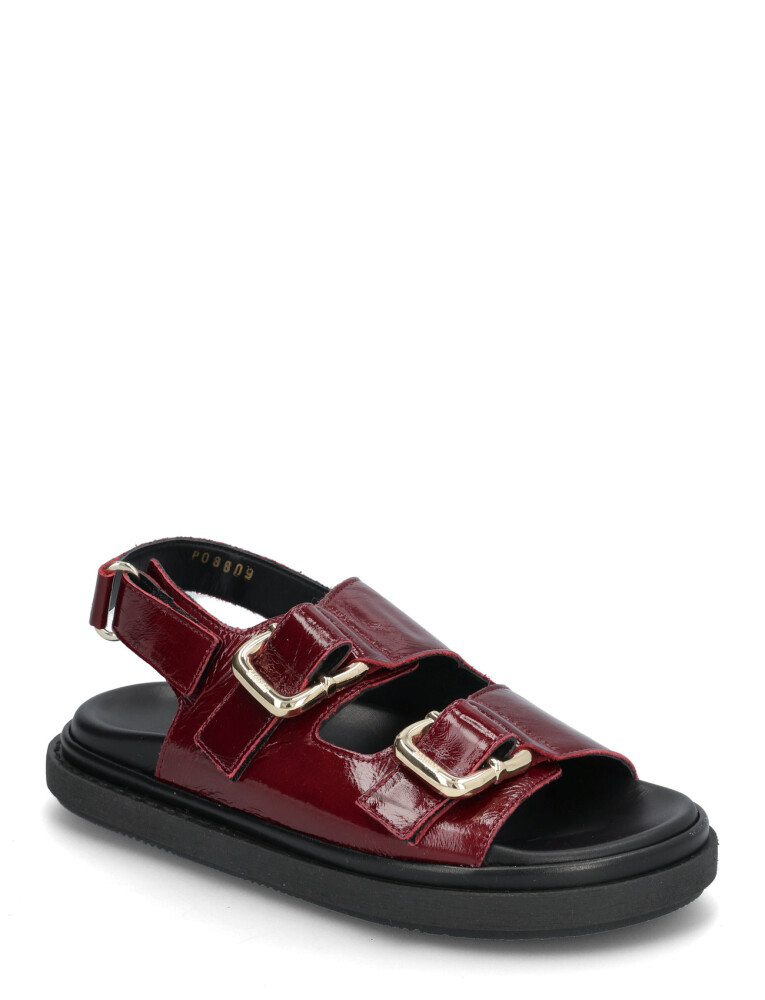 ALOHAS Harper Onix Leather Sandals - Burgundy - 39 - main photo