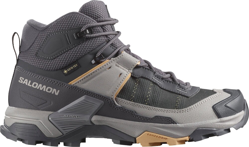 Salomon Women"s X Ultra 5 Mid GORE-TEX Nine Iron/gull/soft Clay 40 - main photo