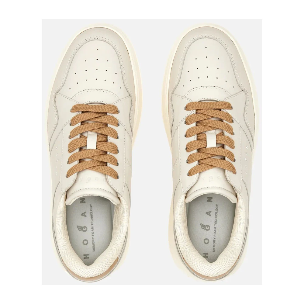 Hogan Dame Sko Beige 38 1/2 EU, - side b