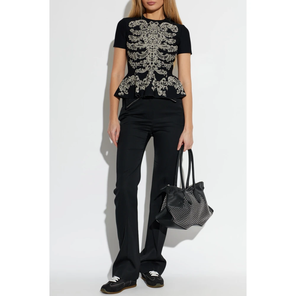 Alexander McQueen Dame Sko Svart 37 EU, - side a