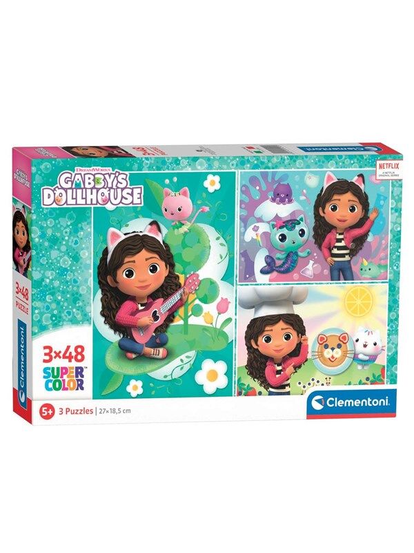 Clementoni Jigsaw Puzzle Gabby's Dollhouse 3x48st Gulv » Best Pris på ...