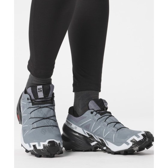 Salomon Women's Speedcross 6 GORE-TEX 39 1/3, Flint Stone/Black/Heather - side b