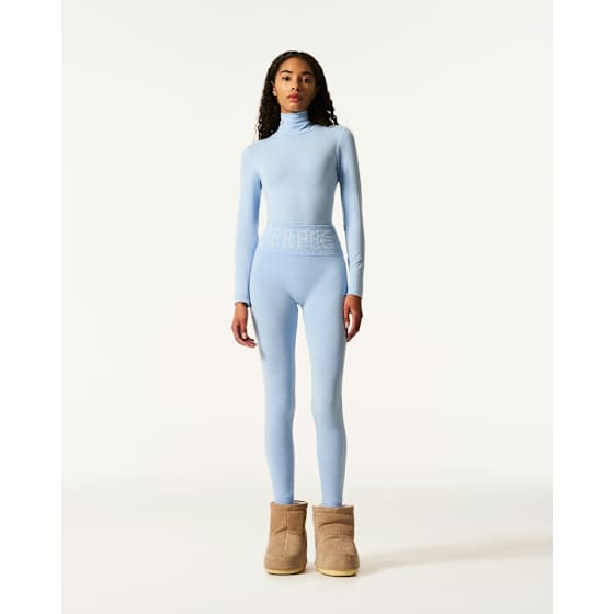 Perfect Moment Seamless Thermal Legging Dame Bluebird Blue XS - side b