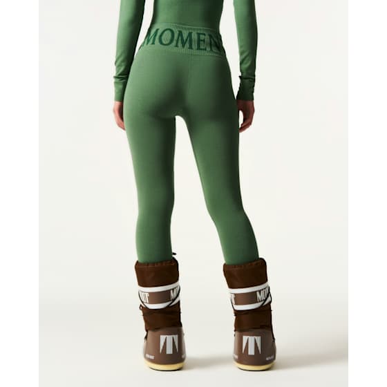 Perfect Moment Seamless Thermal Legging Dame Parsian Green XS - side a