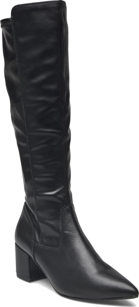 Bianco Biadevived Stretch Knee High Boot Smooth Faux Leather - Black - 41 - main photo