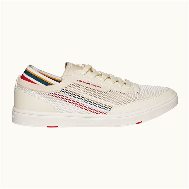 Orlebar Brown Larson O.B. Stripe White/Orange/Aquamarine - main photo