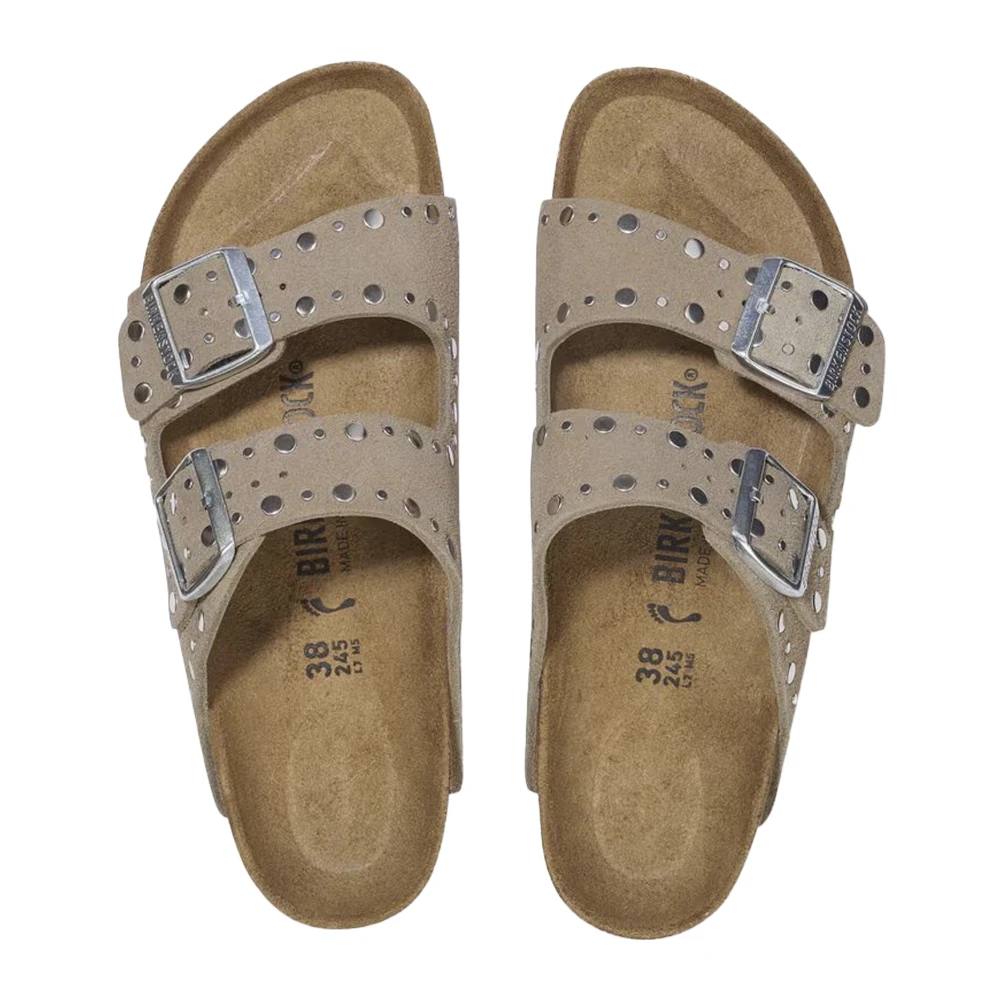 Birkenstock Sandaler Arizona Rivet Leve Taupe Beige - side b