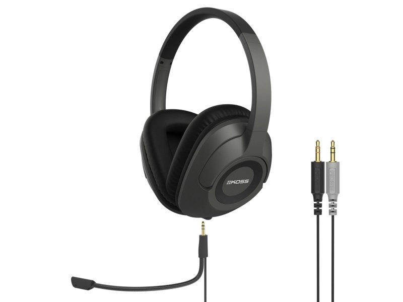 Koss Sb42, Koblet Med Ledninger (Ikke Trådløs), Samtaler/Musikk, 20 - 20000 Hz, Hodesett, Grå