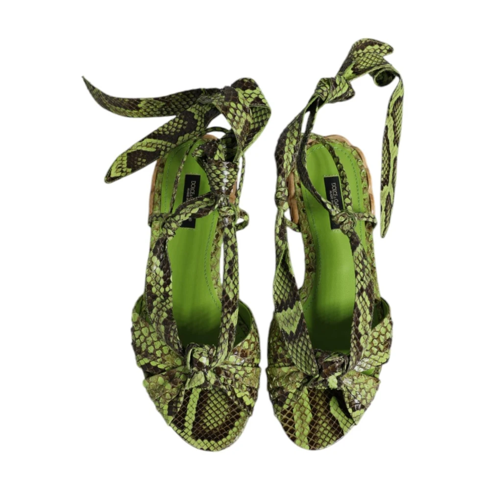 Dolce & Gabbana Dame Sko Grønn 40 EU - side a