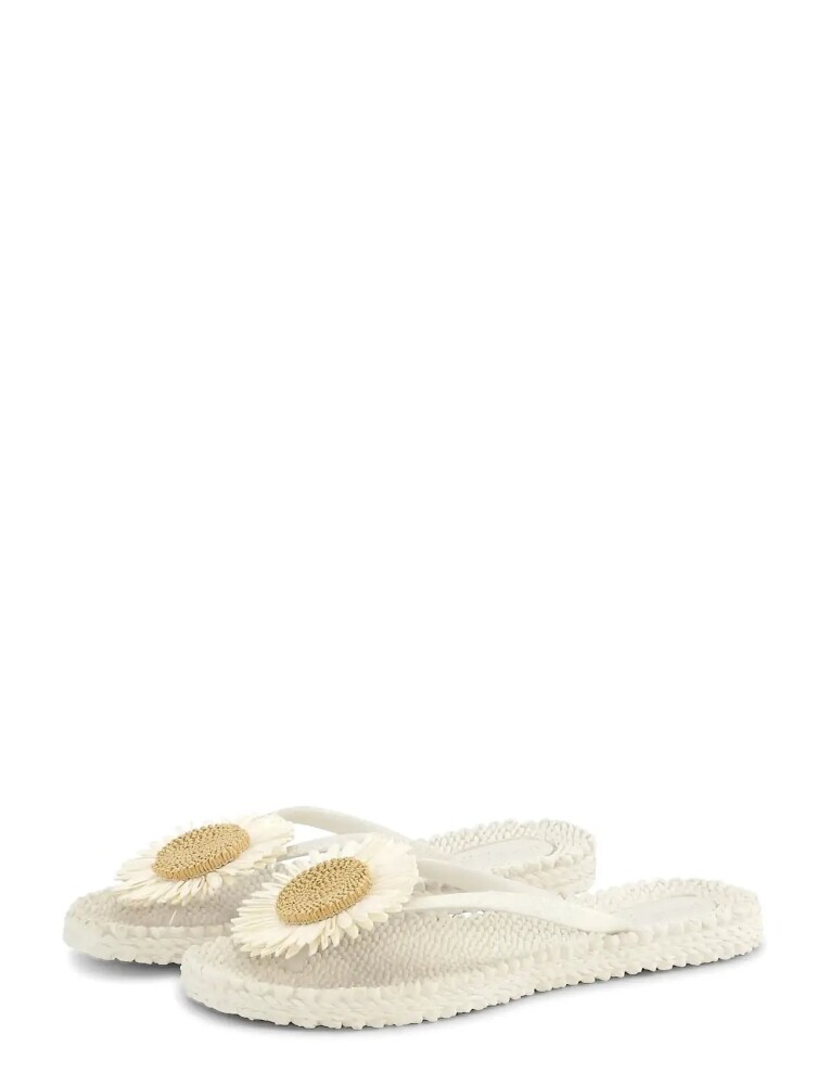 Ilse Jacobsen Flip Flops With Flower White 38 - main photo
