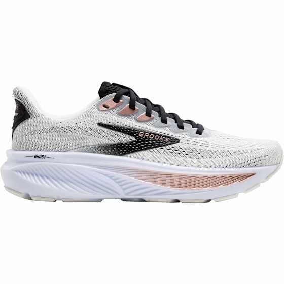 Brooks Ghost 17 Dame White/Black/Rose Gold 40 - main photo