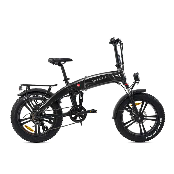 Sorø All Terrain Folding E Bike Obsidian Black » Best Pris på Prisradar.no