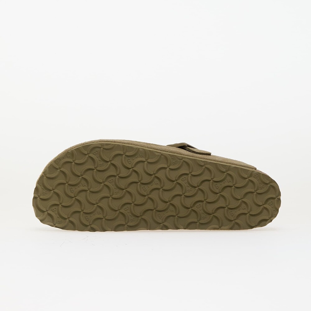 Joggesko Birkenstock Boston Suede Leather Faded Khaki EUR 36 - side a