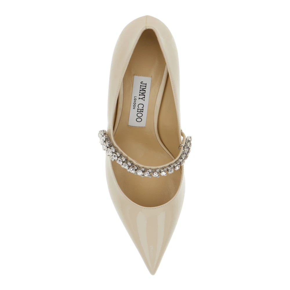 Jimmy Choo Dame Sko Beige 36 EU, - side b