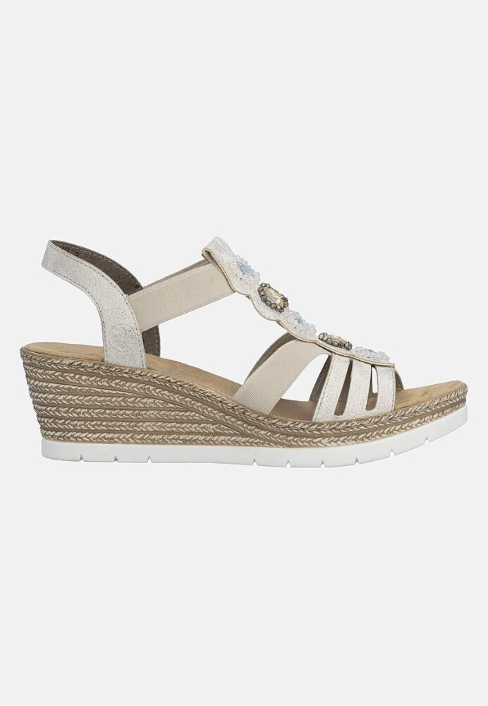 Sandalett med elastiske stropper - side a
