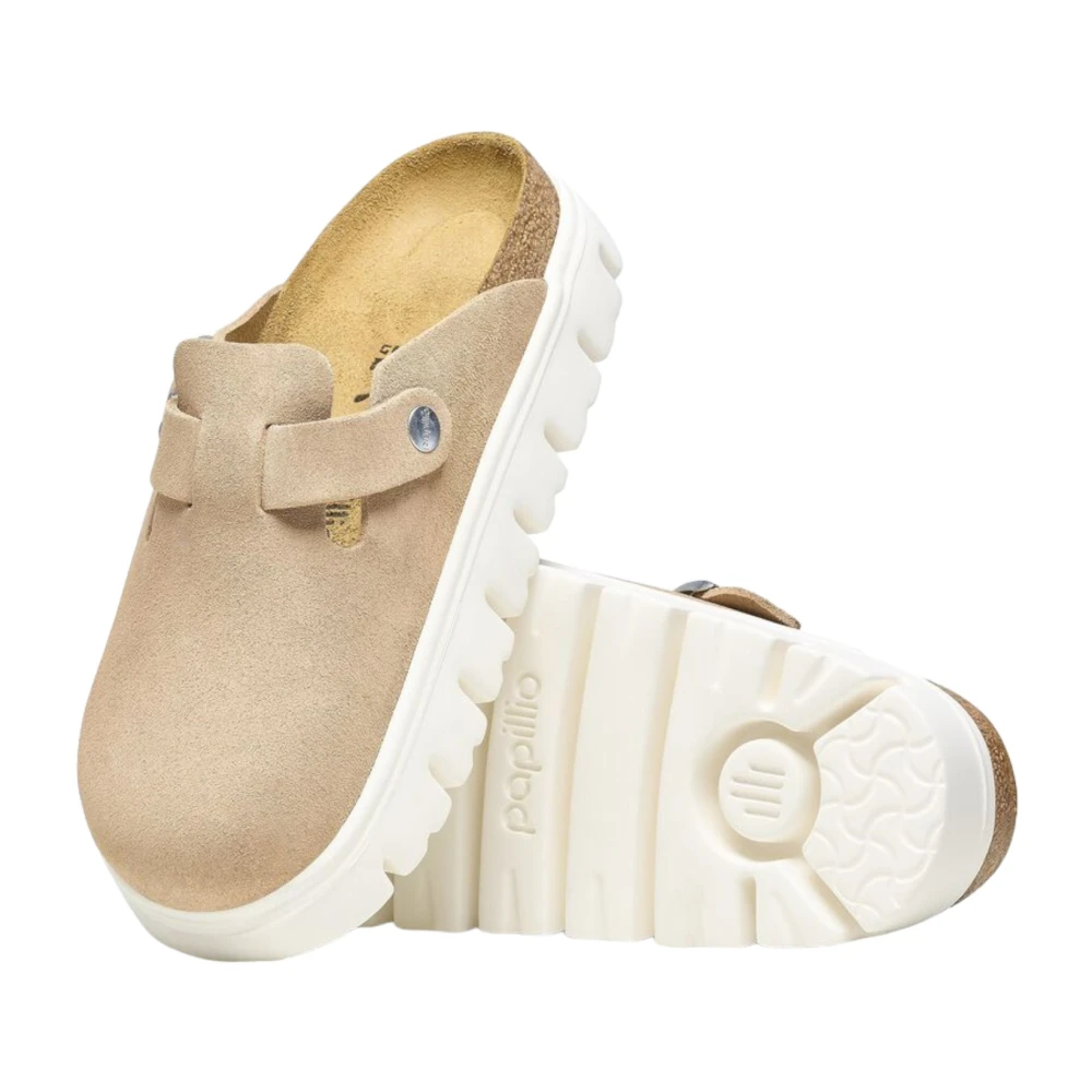 Birkenstock Dame Sko Beige 39 EU, - side a