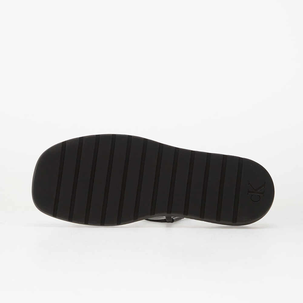 Calvin Klein Sq Molded Sandal Slin Lth Black 38 - side a