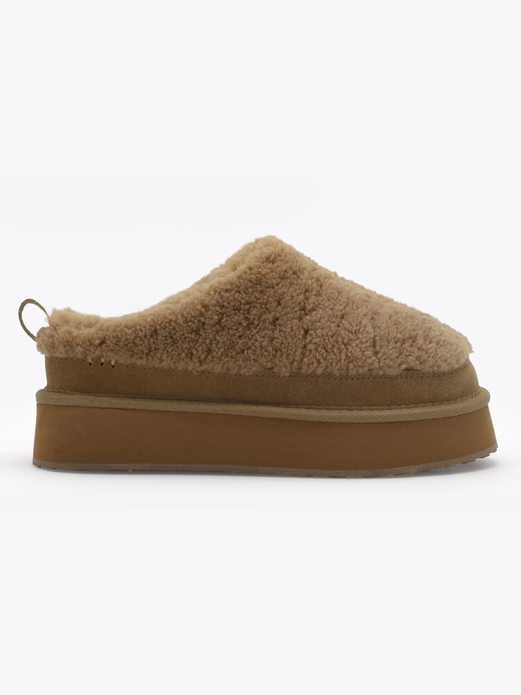 Roberto Rosso Cabot Curly Wool Beige 37 - side a