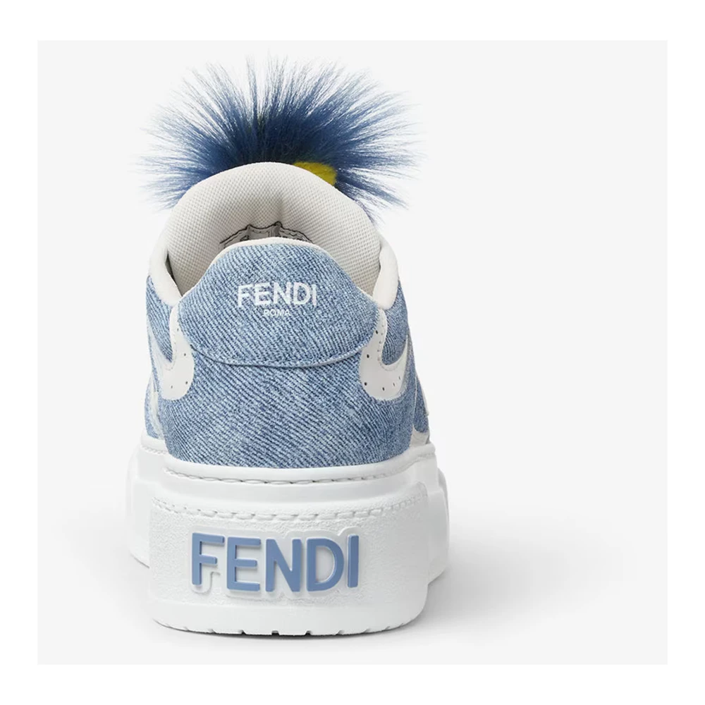 Fendi Dame Sko Blå 35 EU, - side a