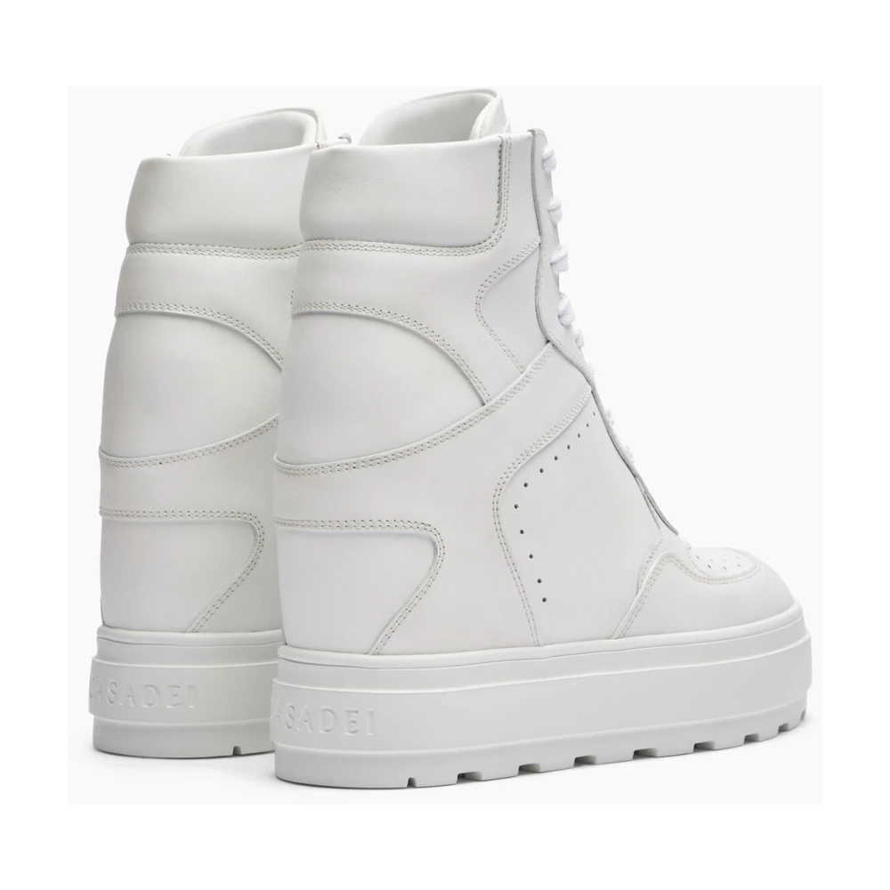 Casadei Dame Sko Hvit 39 1/2 EU, - side b