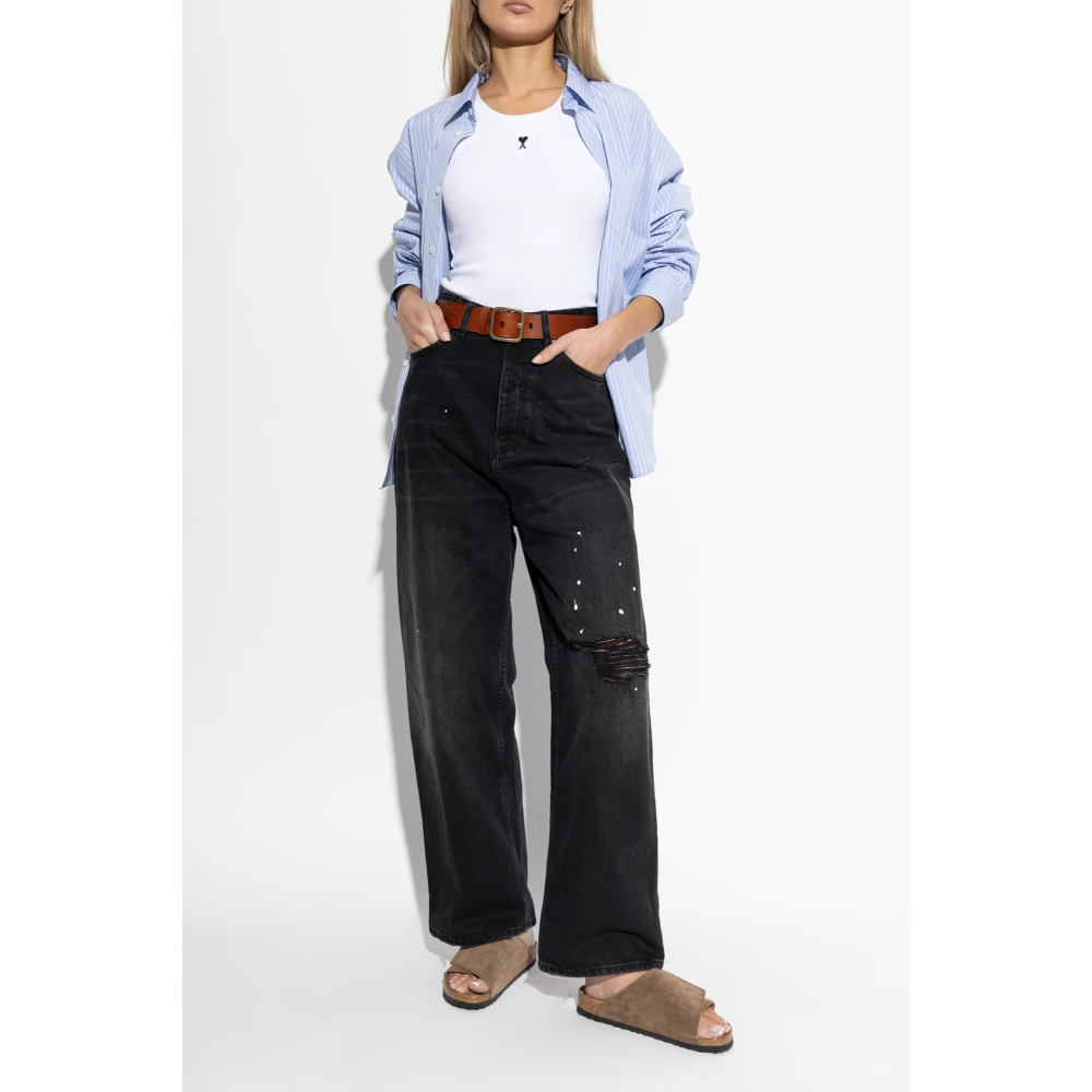 Birkenstock Dame Sko Brun 38 EU, - side a