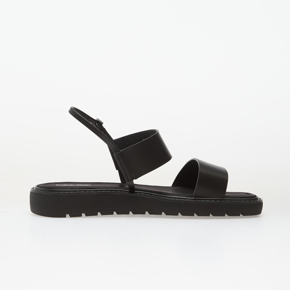 Calvin Klein Sq Molded Sandal Slin Lth Black 38 - side b
