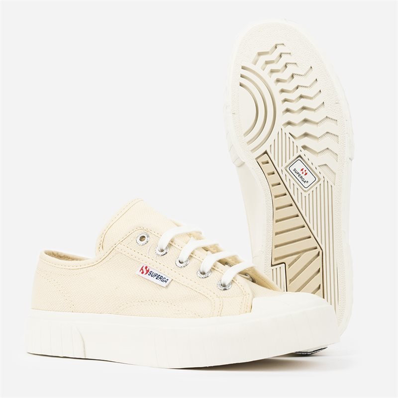 Superga 2630 Stripe Akj Beige Eggshell - side b