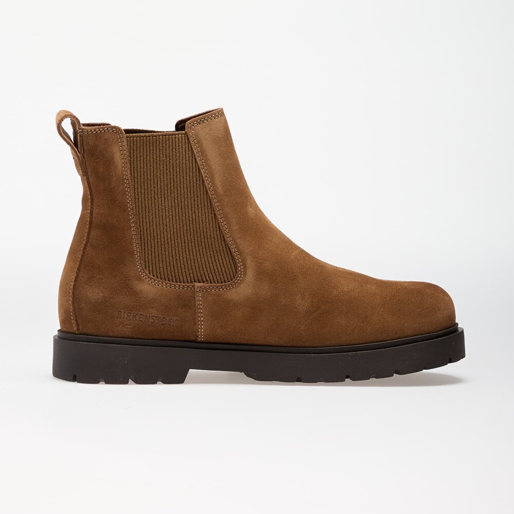 Birkenstock Chelseaboots Highwood Slip On Mid M Leve Dark Tea Brun - side b
