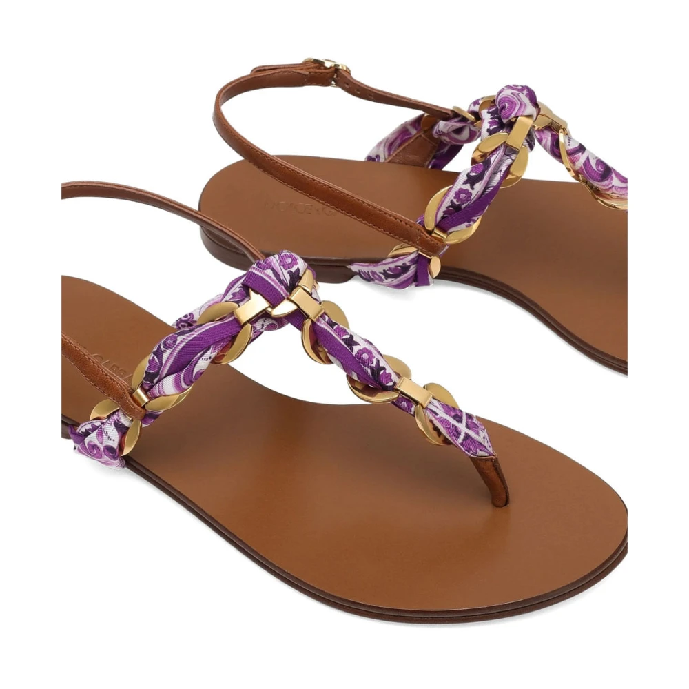 Dolce & Gabbana Dame Sko Lilla 37 EU - side b