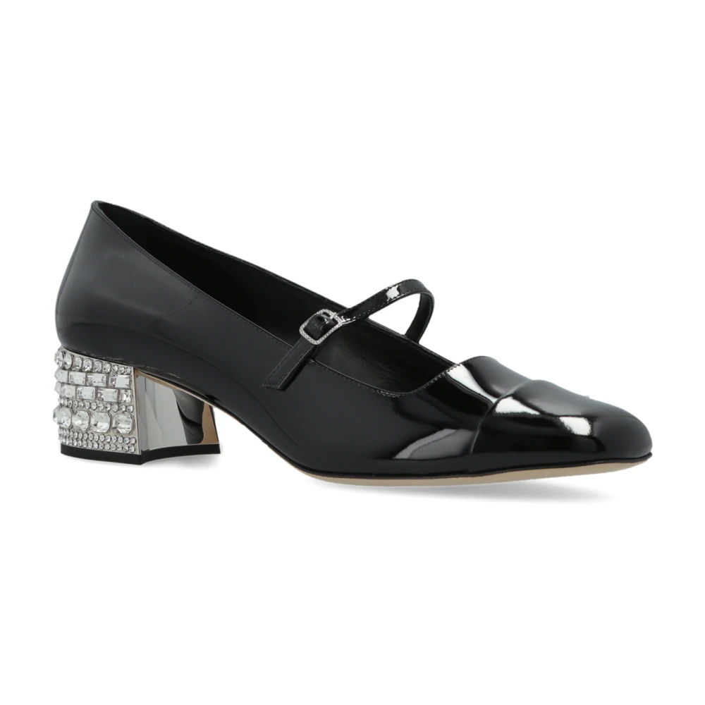 Jimmy Choo Dame Sko Svart 38 1/2 EU, - side b