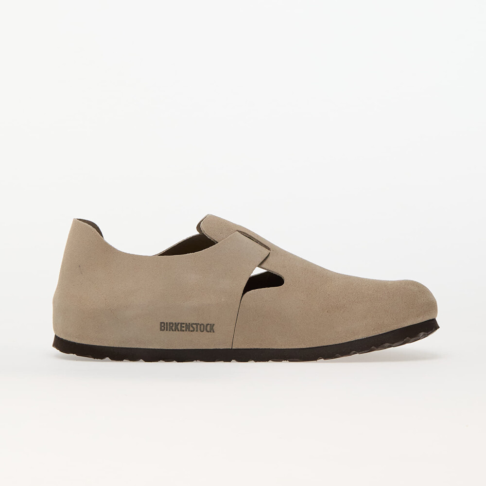 London Suede Leather Narrow Taupe - side b