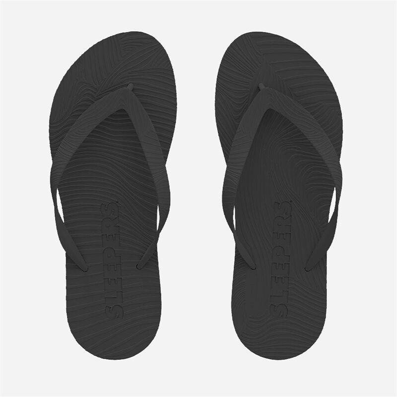 Slim Wide Strap - Black - side a