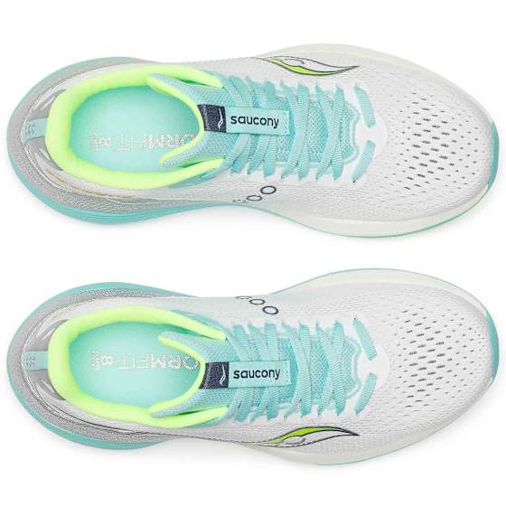 Saucony Women's Endorphin Trainer White/aqua 40.5 - side b