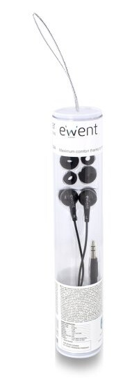 Ewent Ew3584, Koblet Med Ledninger (Ikke Trådløs), 20 - 20000 Hz, Musikk, Hodetelefoner, Sort