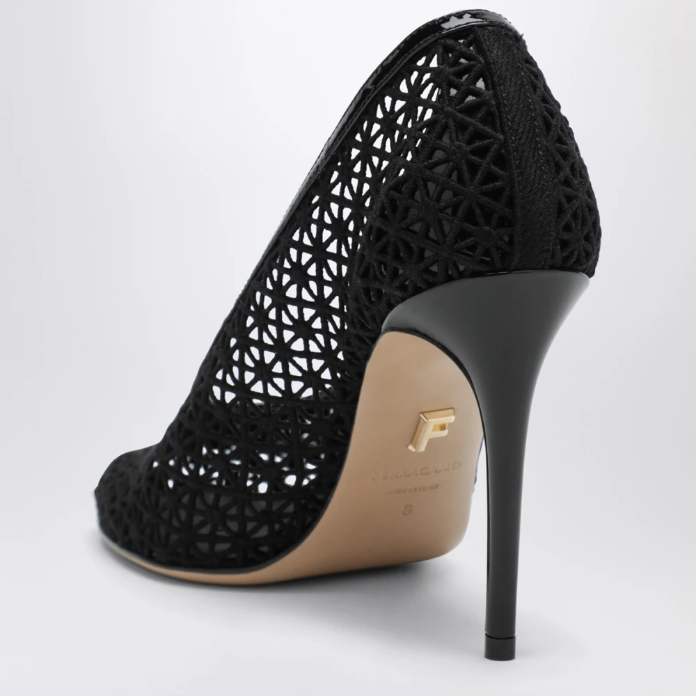 Ferragamo Dame Sko Svart 39 EU - side b