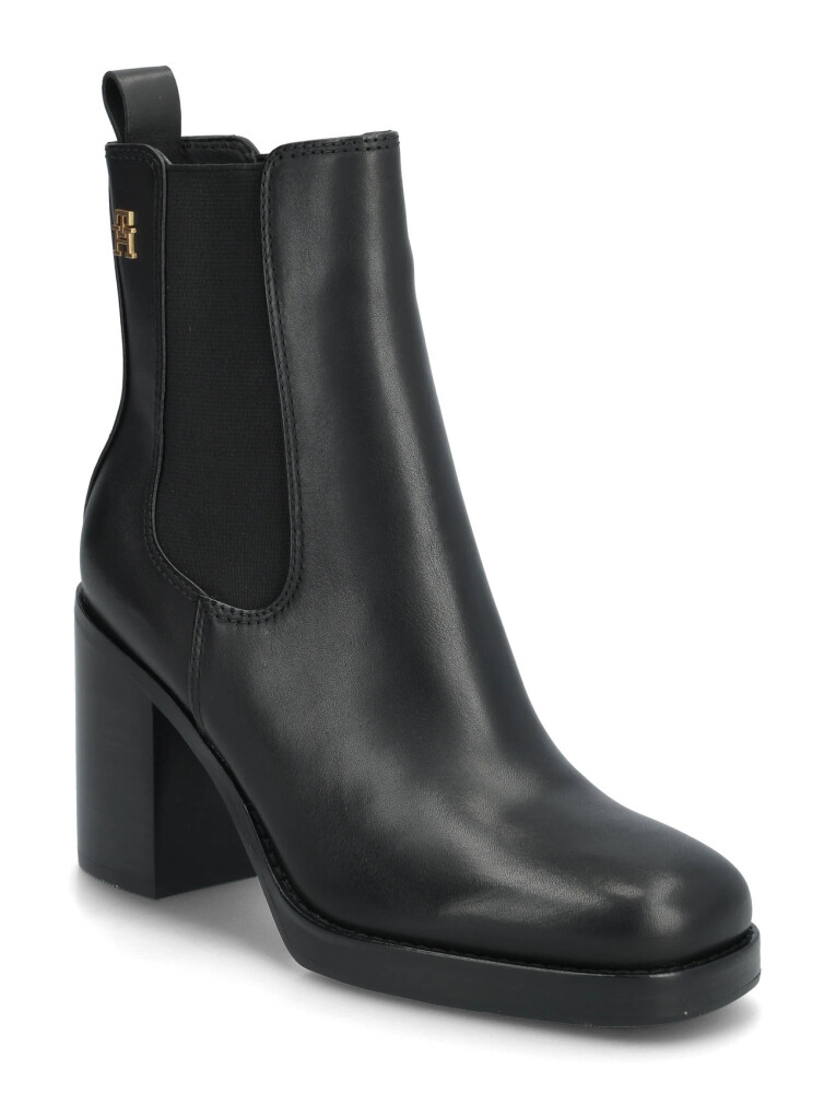 Tommy Hilfiger Square Toe Chelsea High Block Hl - Black - 39 - main photo