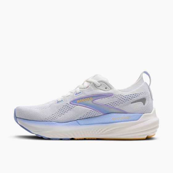 Brooks Glycerin GTS 22 Dame White/Blue Heron/Apricot 39 - side a