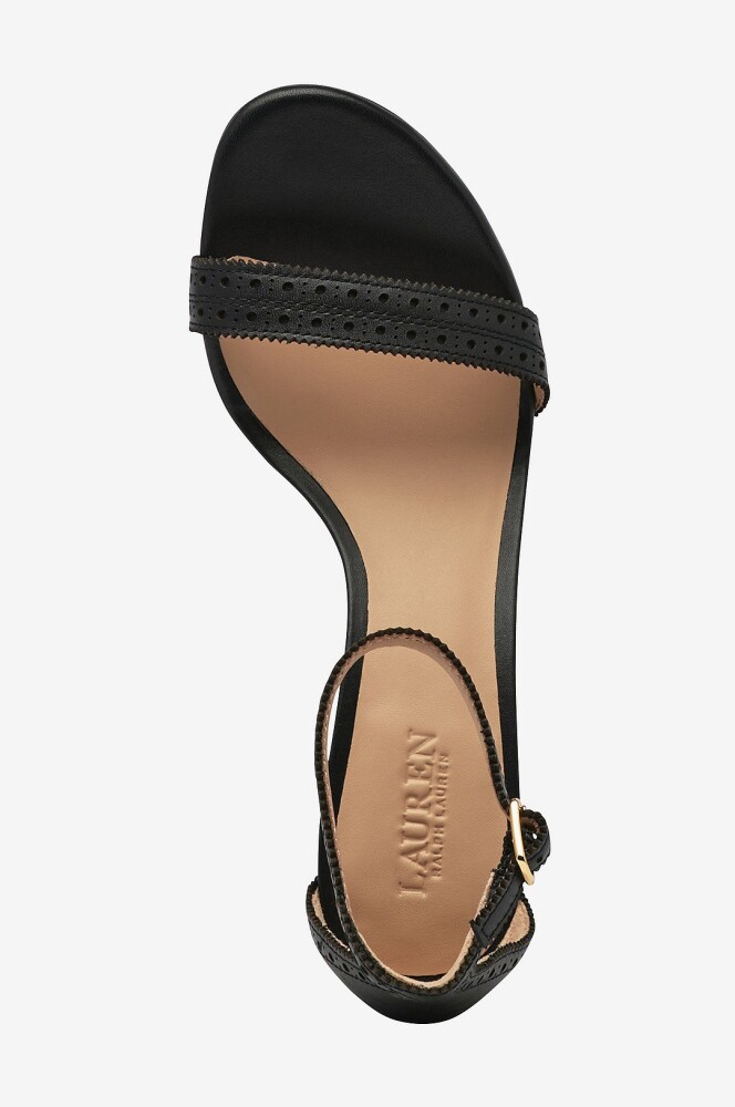 Lauren Ralph Lauren   Sandaletter Allie M Perf   Svart - side a
