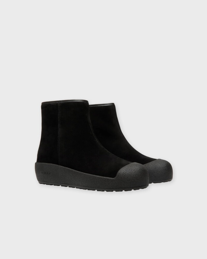 Bally Women's Guard III L Calf Suede Black 37 - side a