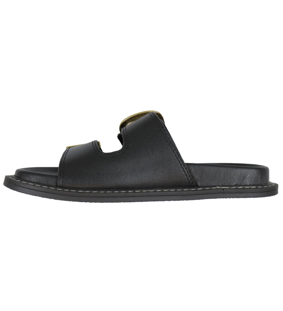 Steve Madden Arch-E Slides - Black - 37 - side a